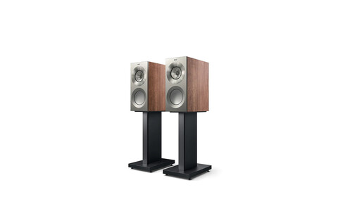 Kolumny Podstawkowe KEF Reference 1 Meta Satin Walnut Silver