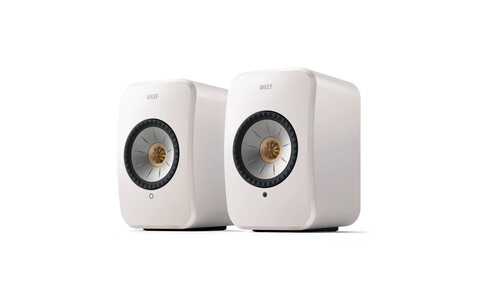 Bezprzewodowe Aktywne Kolumny Podstawkowe KEF LSX II Mineral White Sklep Poznań