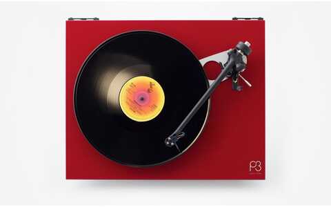 Rega P3 & Exact Planar 3 Czerwony Gramofon Analogowy z Wkładką