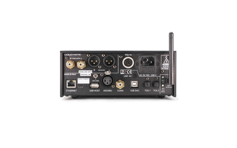 Czarny Odtwarzacz Sieciowy z DAC Gold Note DS-10 EVO