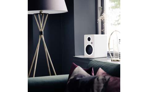 A4 Mk2 Białe Aktywne Kolumny Podstawkowe Argon Audio FORTE