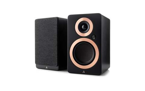 Czarne Aktywne Kolumny Podstawkowe Argon Audio FORTE A4 Mk2