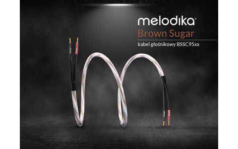 Hi-End 1,5m Melodika BSSC9515 Brown Sugar Kable Głośnikowe