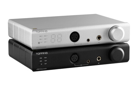 Czarny Wzmacniacz Słuchawkowy Topping A90 Discrete