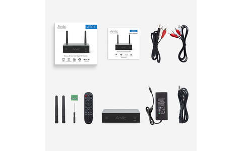 Bezprzewodowy Wzmacniacz Stereo Arylic A50+ zestaw