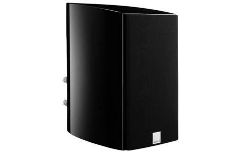 Kolumny Podstawkowe Dali Epicon 2 Czarny Połysk przód prawy bok maskownica