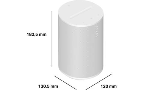 Głośnik Sieciowy Sonos Era 100 Biały wymiary