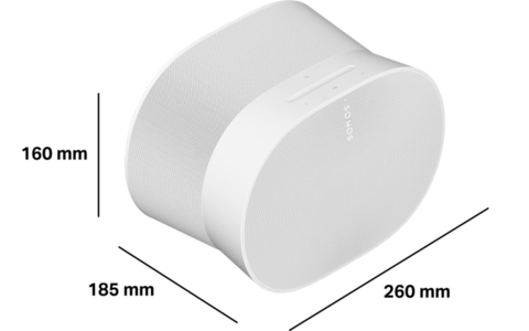 Głośnik Sieciowy Sonos Era 300 Biały wymiary