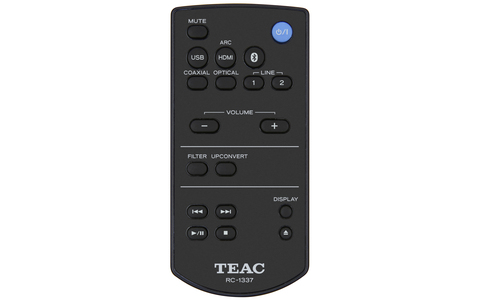 Wzmacniacz z DAC Teac AI-303 Czarny pilot