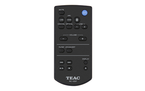 Wzmacniacz z DAC Teac AI-303 Srebrny pilot