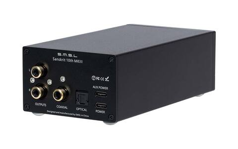 Przetwornik DAC SMSL SANSKRIT 10TH MK3 czarny tył