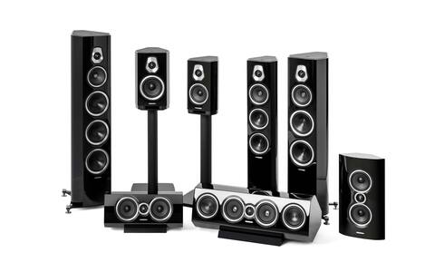 Kolumny Podłogowe Sonus Faber SONETTO V Czarny Połysk