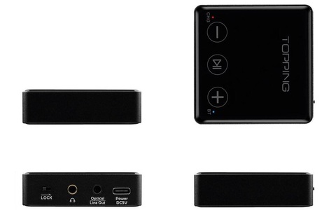 Bezprzewodowy Odbiornik Bluetooth Topping BC3 Czarny