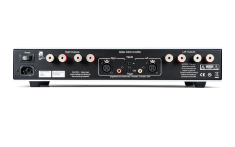 Końcówka Mocy PS Audio Stellar S300 Srebrna Salon Poznań tył