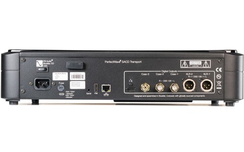 Transport CD PS Audio Transport SACD PerfectWave Czarny Salon Poznań tył