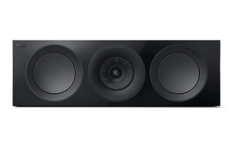 Kolumna Centralna KEF R6 Meta Czarny Połysk front