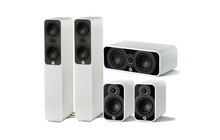 Q Acoustics QA 5040 5010 5090 Biały Zestaw Kina Domowego 5.0 Salon Poznań Wrocław