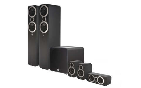 Zestaw Kina Domowego 5.1 Q Acoustics QA 3050i 3010i 3090Ci QB12 Czarny
