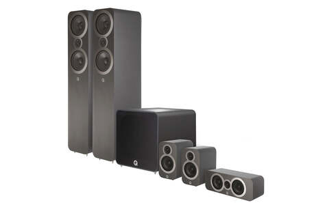 Zestaw Kina Domowego 5.1 Q Acoustics QA 3050i 3010i 3090Ci QB12 Szary