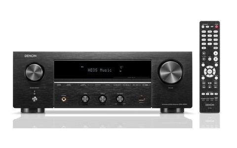 Sieciowy Amplituner Stereo Denon DRA-900H Czarny front z pilotem