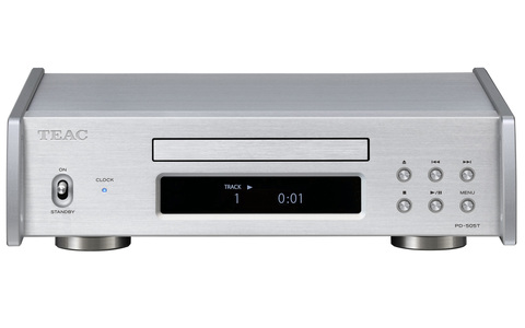 Transport CD TEAC PD-505T Srebrny front