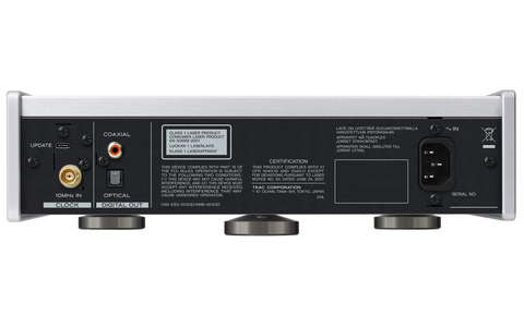 Transport CD TEAC PD-505T Srebrny tył