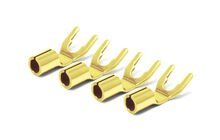 Oyaide GYT Złote Wtyki Głośnikowe Szpadle 4 szt. Salon Poznań Wrocław