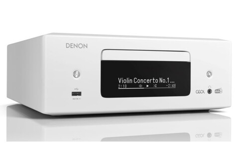Amplituner Stereo z CD Denon RCD-N12 DAB Biały