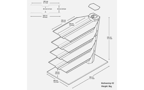 Stojak na Sprzęt Audio Burson Mothership 01
