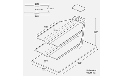 Stojak na Sprzęt Audio Burson Mothership 01