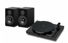 Pro-Ject Juke Box E1 Hi-Fi Set Speaker Box 5 Czarny Zestaw Gramofon + Kolumny Salon Poznań Wrocław