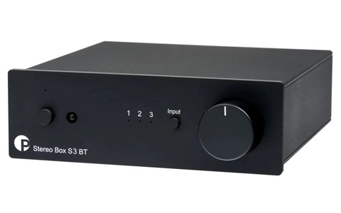 Wzmacniacz Zintegrowany Stereo z odbiornikiem bluetooth 5.0 Pro-Ject Stereo Box S3 BT  Czarny Salon Poznań Wrocław