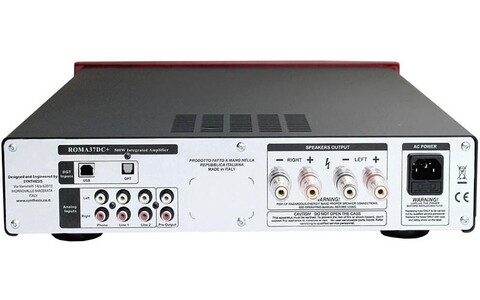 Biały Wzmacniacz stereofoniczny Synthesis Roma 37 DC+ Salon Poznań Wrocław