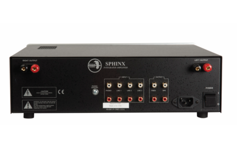 Wzmacniacz Hybrydowy Zintegrowany Rogue Audio Sphinx v3 Czarny rear