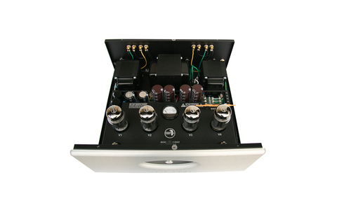 Końcówka Mocy Rogue Audio Stereo 100 Srebrna bird eye