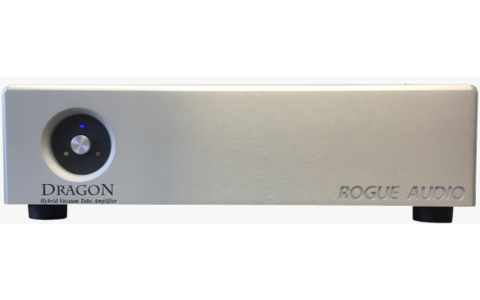 Końcówka Mocy Stereo Rogue Audio DragoN Srebrna front