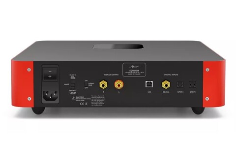 Lampowy Przetwornik DAC Fezz Audio Equinox EVO Czerwony (Burning Red) rear