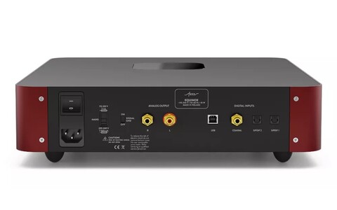 Lampowy Przetwornik DAC Fezz Audio Equinox EVO Bordowy (Big Calm) rear