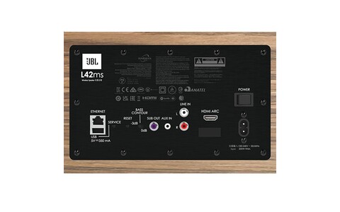 Zintegrowany System Muzyczny JBL L42MS rear panel