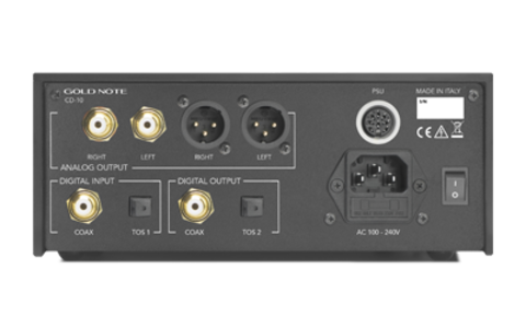 Odtwarzacz CD Gold Note CD-10 tył