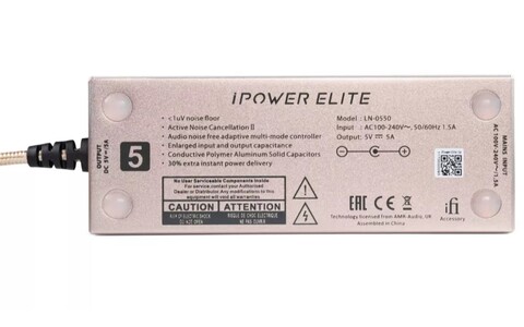Zasilacz iFi Audio iPower Elite 5V Salon Poznań Wrocław plate