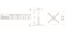 Uchwyt do Projektora Suprema Spider Elegant 4070
