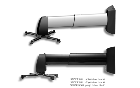 Uchwyt Ścienny do Projektora Suprema Spider Wall 4060 Srebrny