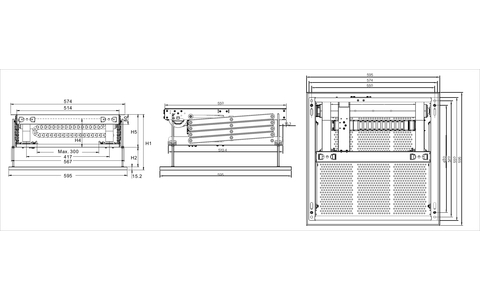 Winda Sufitowa Do Projektora Suprema LIFT-SU1000