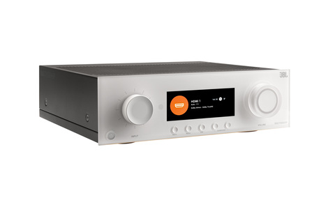 Biały Amplituner do Kina Domowego JBL MA7100HP front side