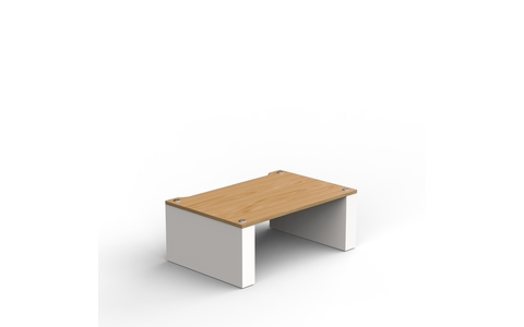 Stolik Hi-Fi Blok STAX 2G 220 Biały