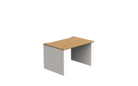 Stolik Hi-Fi Blok STAX 2G LP Biały 