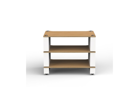 Zestaw 3 Półek Hi-Fi Blok STAX 2G Biały