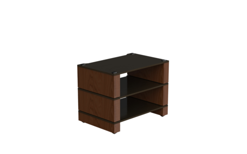 Zestaw 3 Półek Hi-Fi Blok STAX 2G Orzech