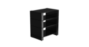 Zestaw 4 Półek Hi-Fi Blok STAX 2G Czarny